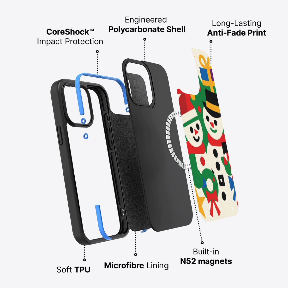 Family Santa - iPhone 15 Pro Max Case #case type_core (magsafe)