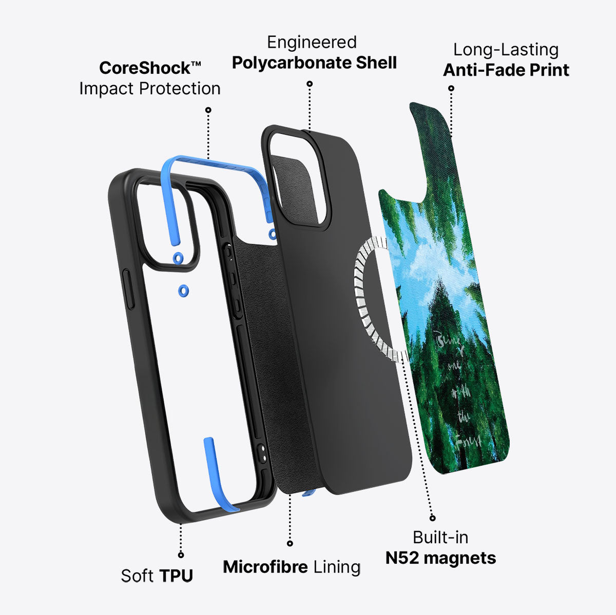 Forest Bathing - iPhone 15 Pro Max Case #case type_core (magsafe)