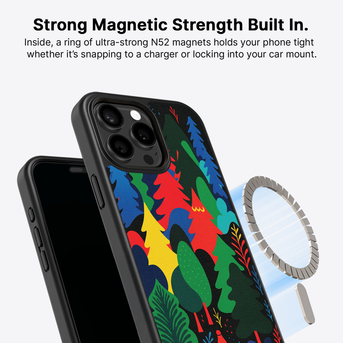 Forest Festivities - iPhone 15 Pro Max Case #case type_core (magsafe)