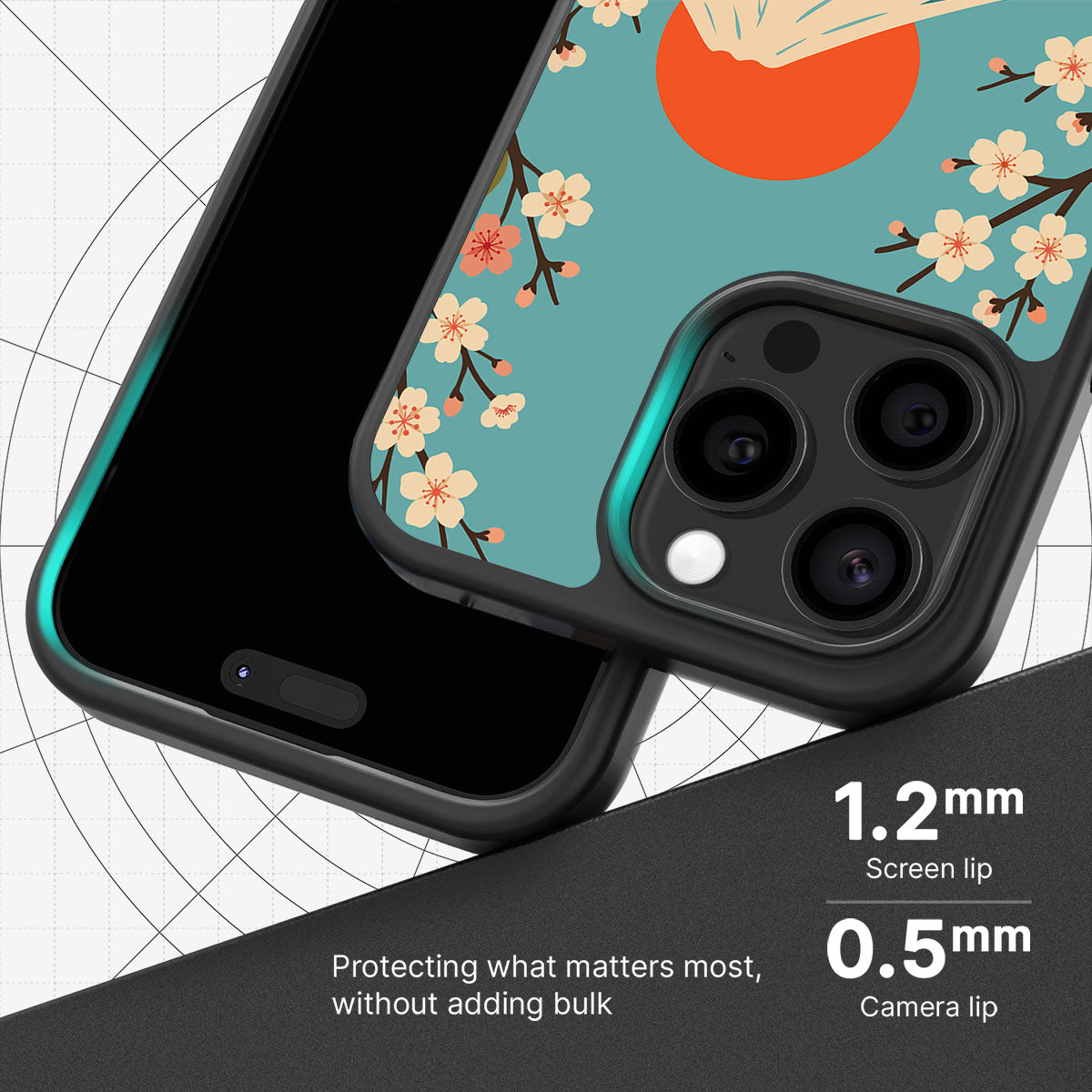 Fuji Cats - iPhone 15 Pro Max Case #case type_core (magsafe), #case type_core (non magsafe)