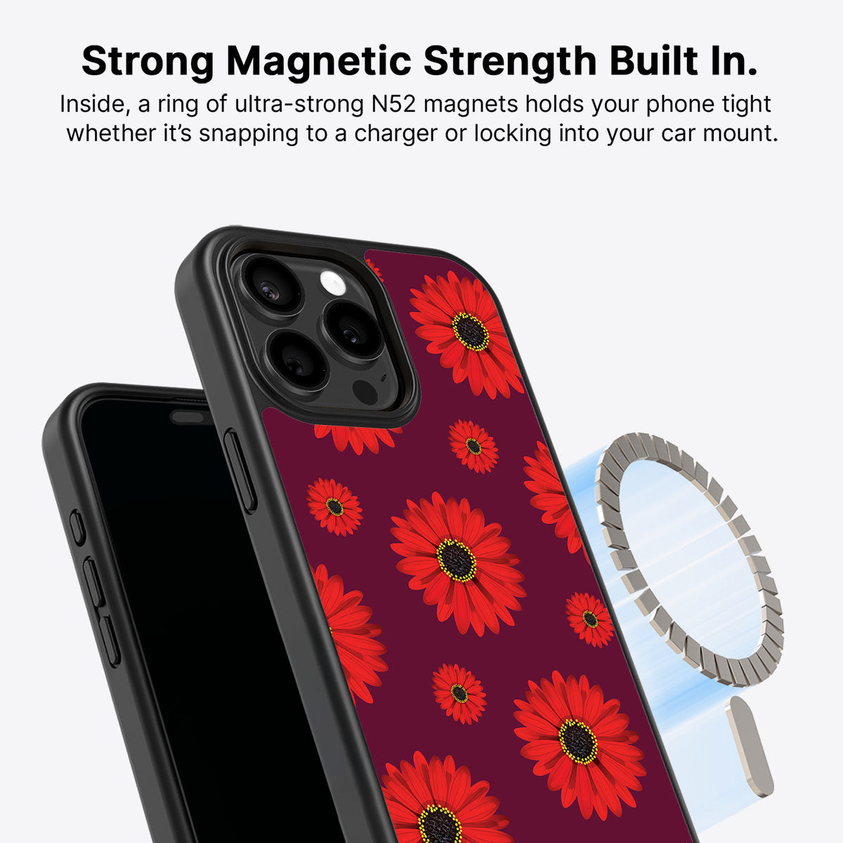 Gerbera Daisy - iPhone 15 Pro Max Case #case type_core (magsafe)