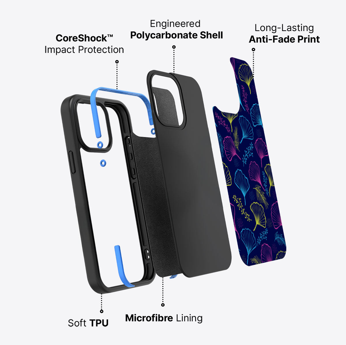 Ginkgo Biloba - iPhone 15 Pro Max Case #case type_core (non magsafe)