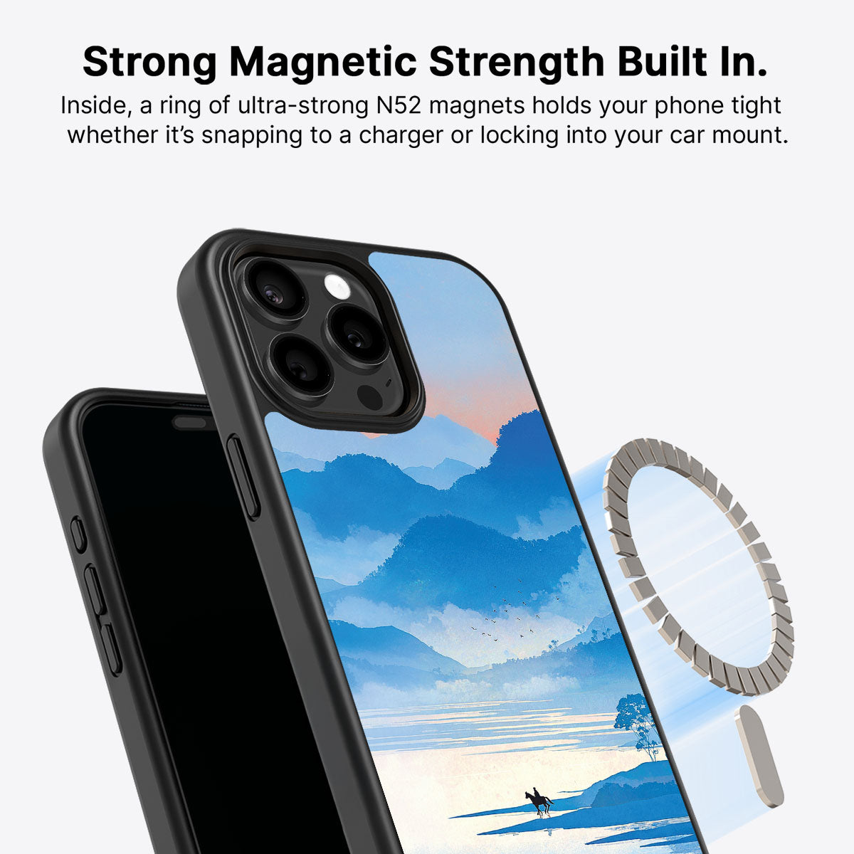 Globe Trotter - iPhone 15 Pro Max Case #case type_core (magsafe)
