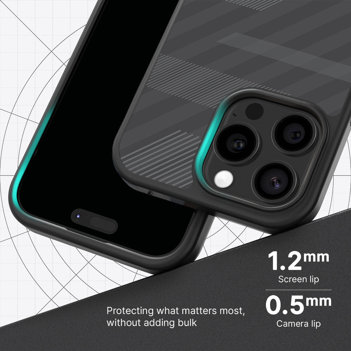 Gray Twill Play - iPhone 15 Pro Max Case #case type_core (magsafe), #case type_core (non magsafe)