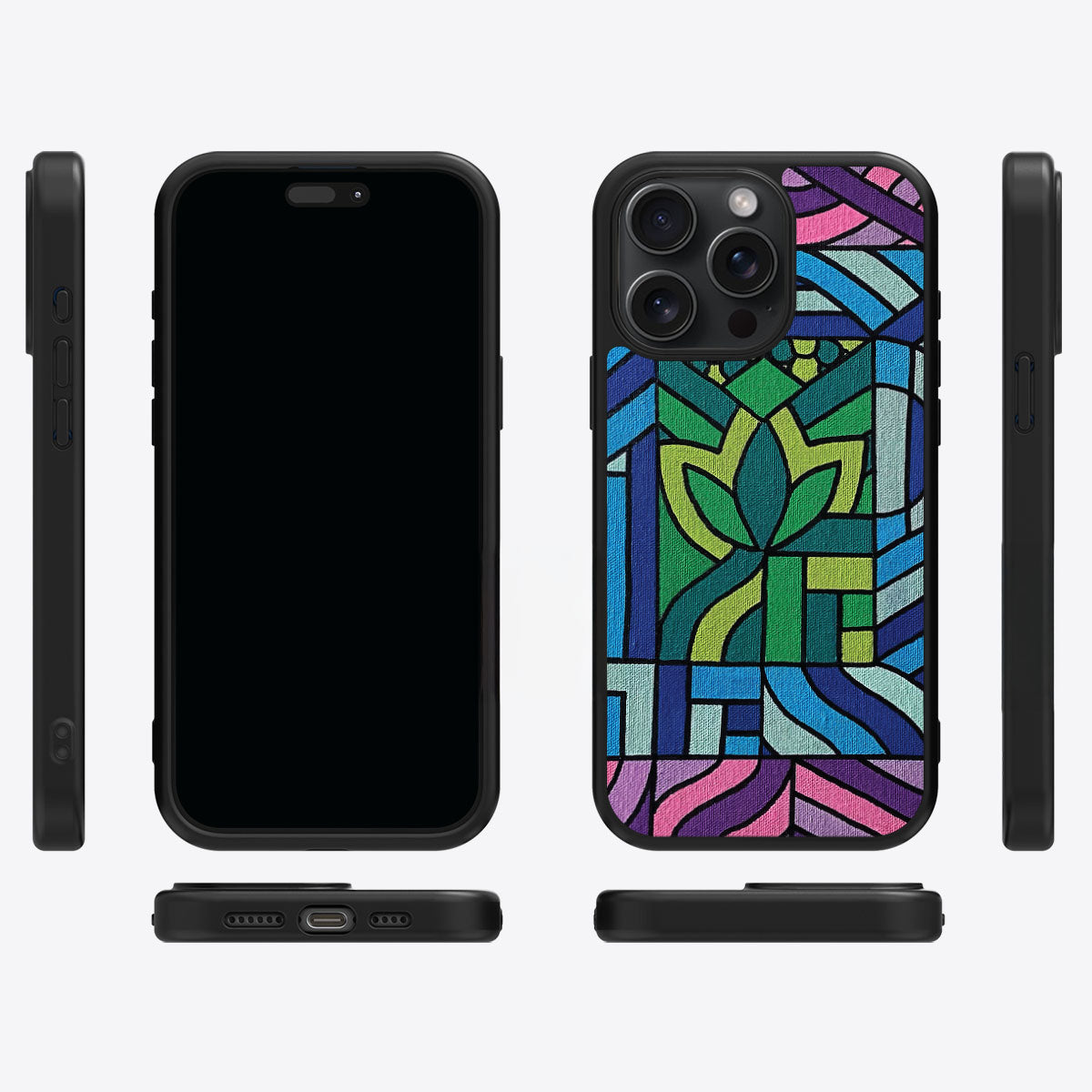 Green Flame - iPhone 15 Pro Max Case #case type_core (magsafe), #case type_core (non magsafe)