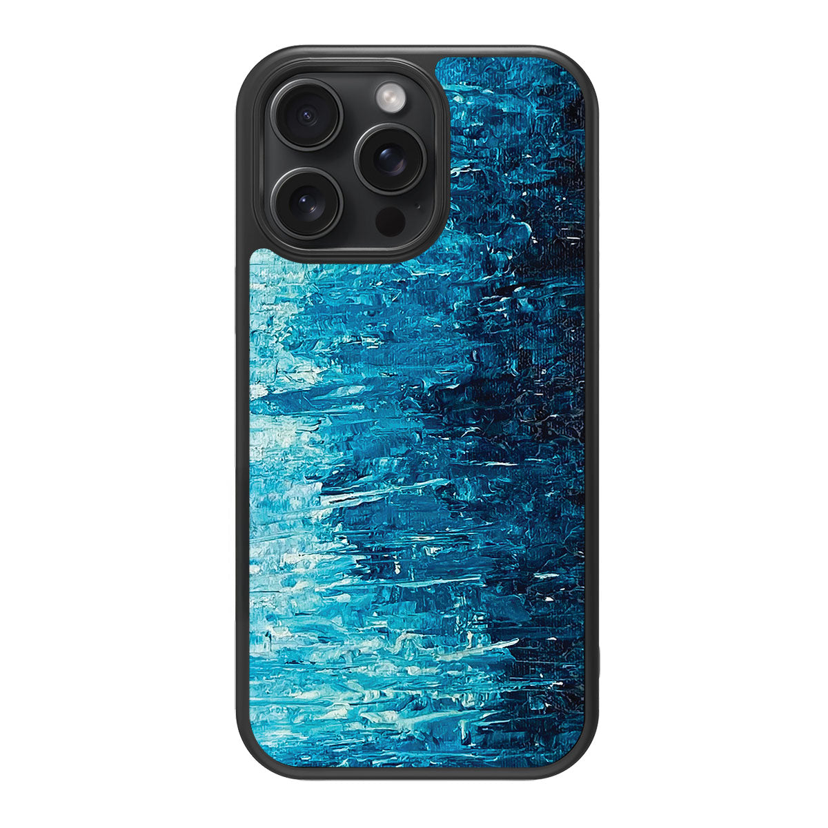 Indigo Impasto - iPhone 15 Pro Max Case #case type_core (magsafe), #case type_core (non magsafe)
