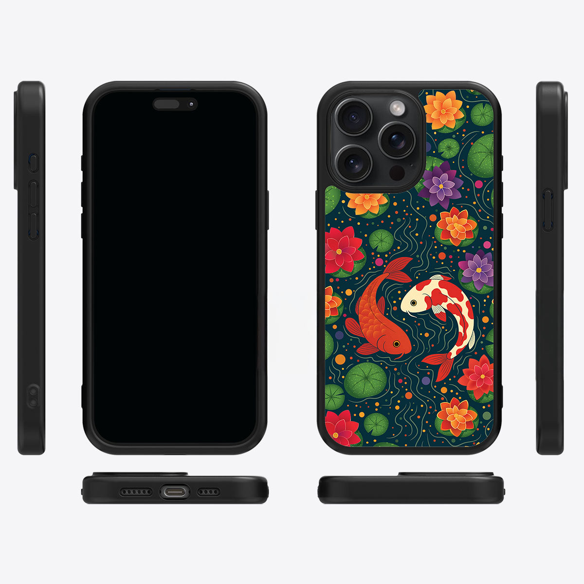 Koi Fish - iPhone 15 Pro Max Case #case type_core (magsafe), #case type_core (non magsafe)