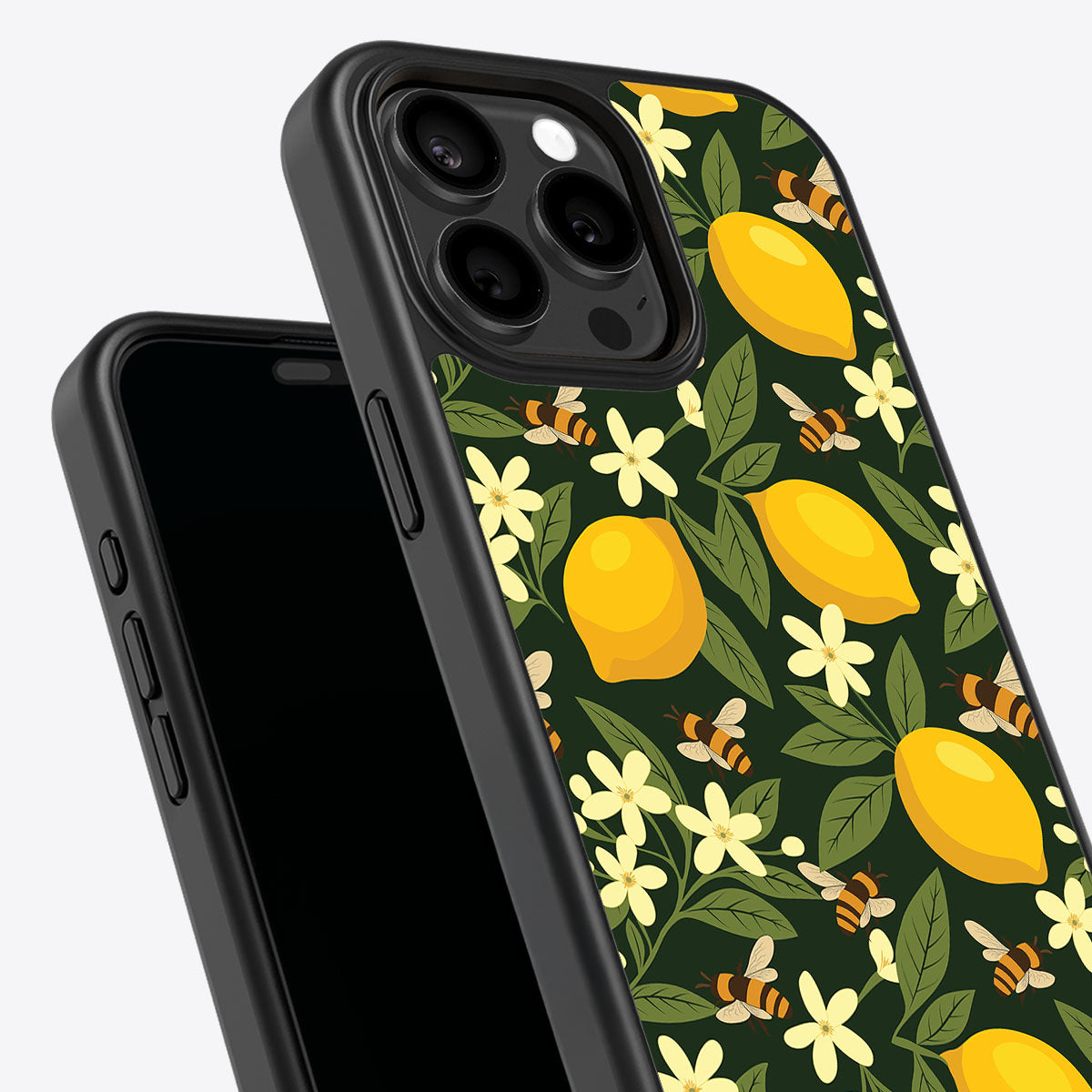 Lemon and Bees - iPhone 15 Pro Max Case #case type_core (non magsafe)