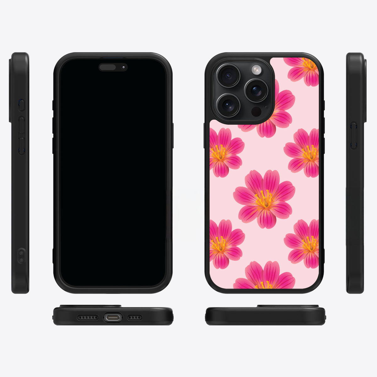 Lewisia Cotyledon - iPhone 15 Pro Max Case #case type_core (magsafe), #case type_core (non magsafe)