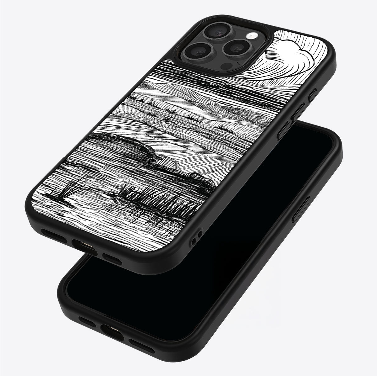 Linear Landscape - iPhone 15 Pro Max Case #case type_core (magsafe), #case type_core (non magsafe)