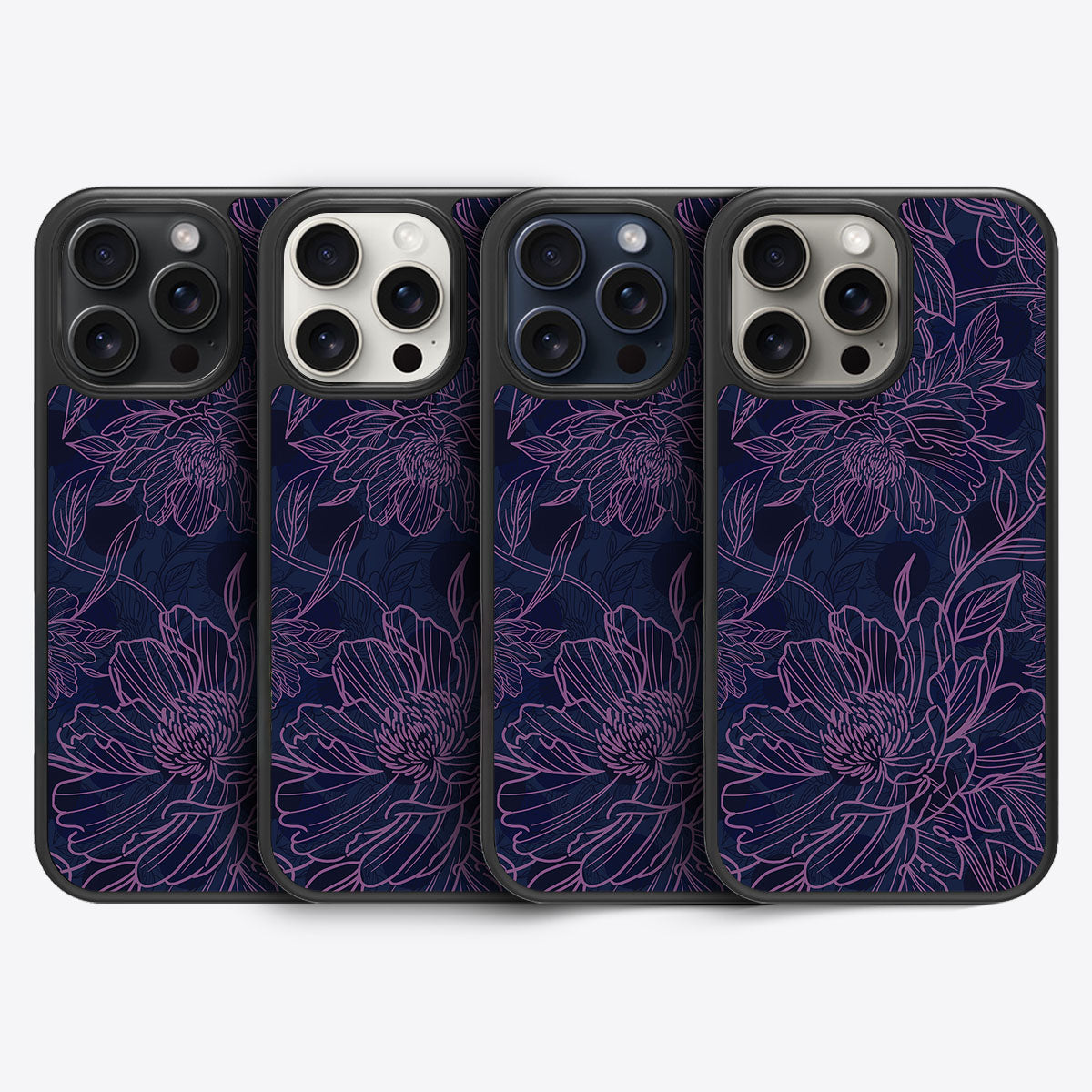 Luminous Blooms - iPhone 15 Pro Max Case #case type_core (magsafe), #case type_core (non magsafe)