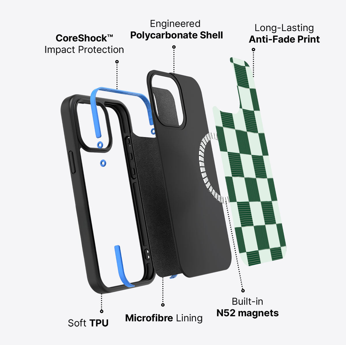 Luxe Emerald - iPhone 15 Pro Max Case #case type_core (magsafe)