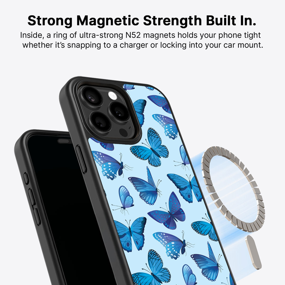Magic Butterflies - iPhone 15 Pro Max Case #case type_core (magsafe)