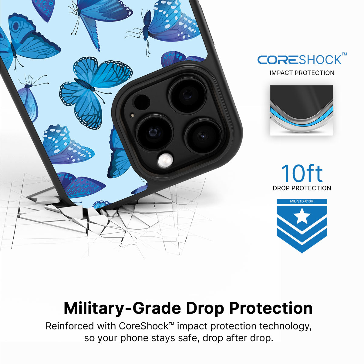 Magic Butterflies - iPhone 15 Pro Max Case #case type_core (magsafe), #case type_core (non magsafe)