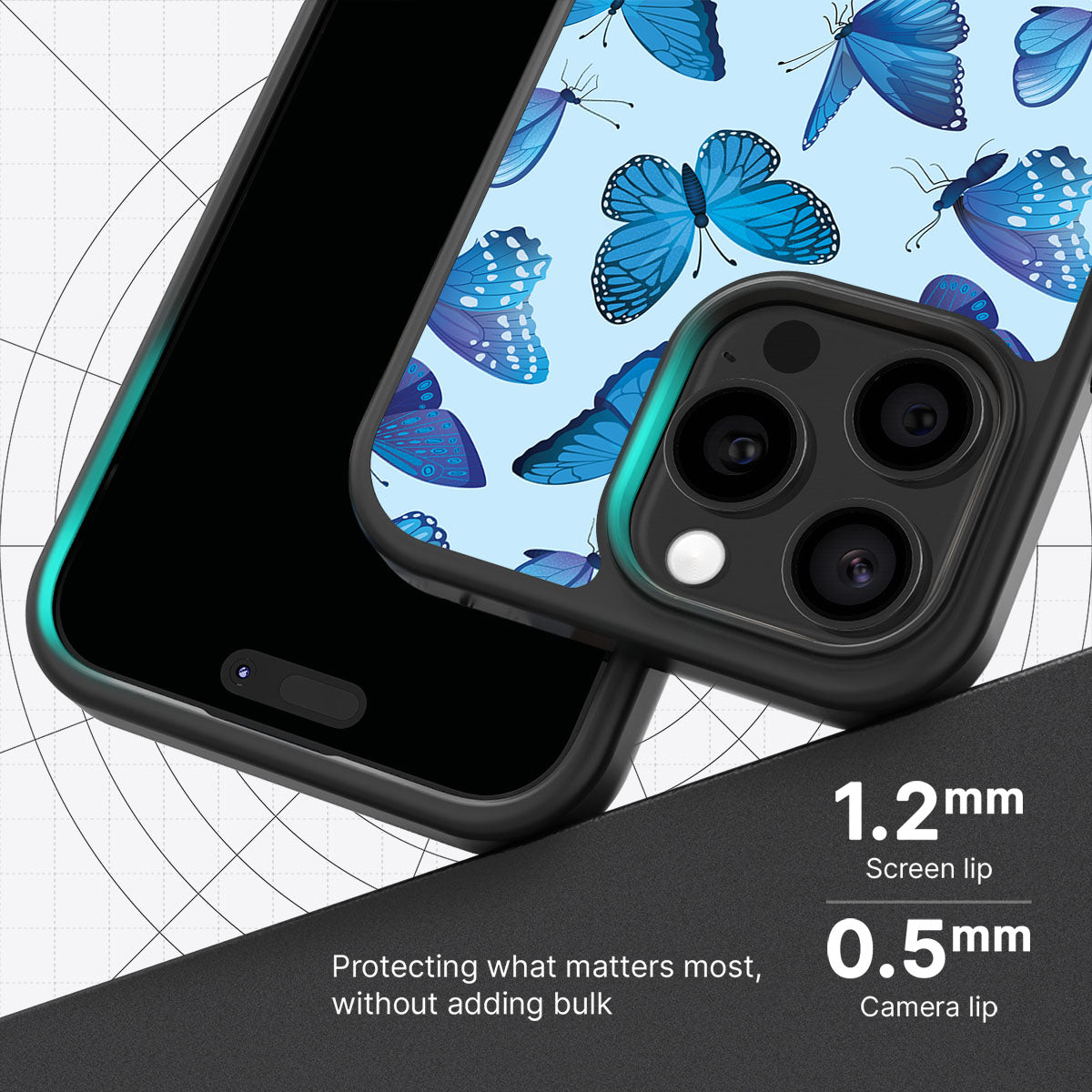 Magic Butterflies - iPhone 15 Pro Max Case #case type_core (magsafe), #case type_core (non magsafe)