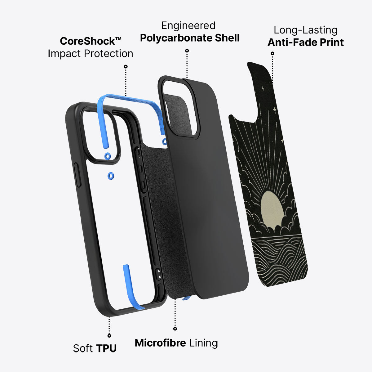 Moon Energy - iPhone 15 Pro Max Case #case type_core (non magsafe)