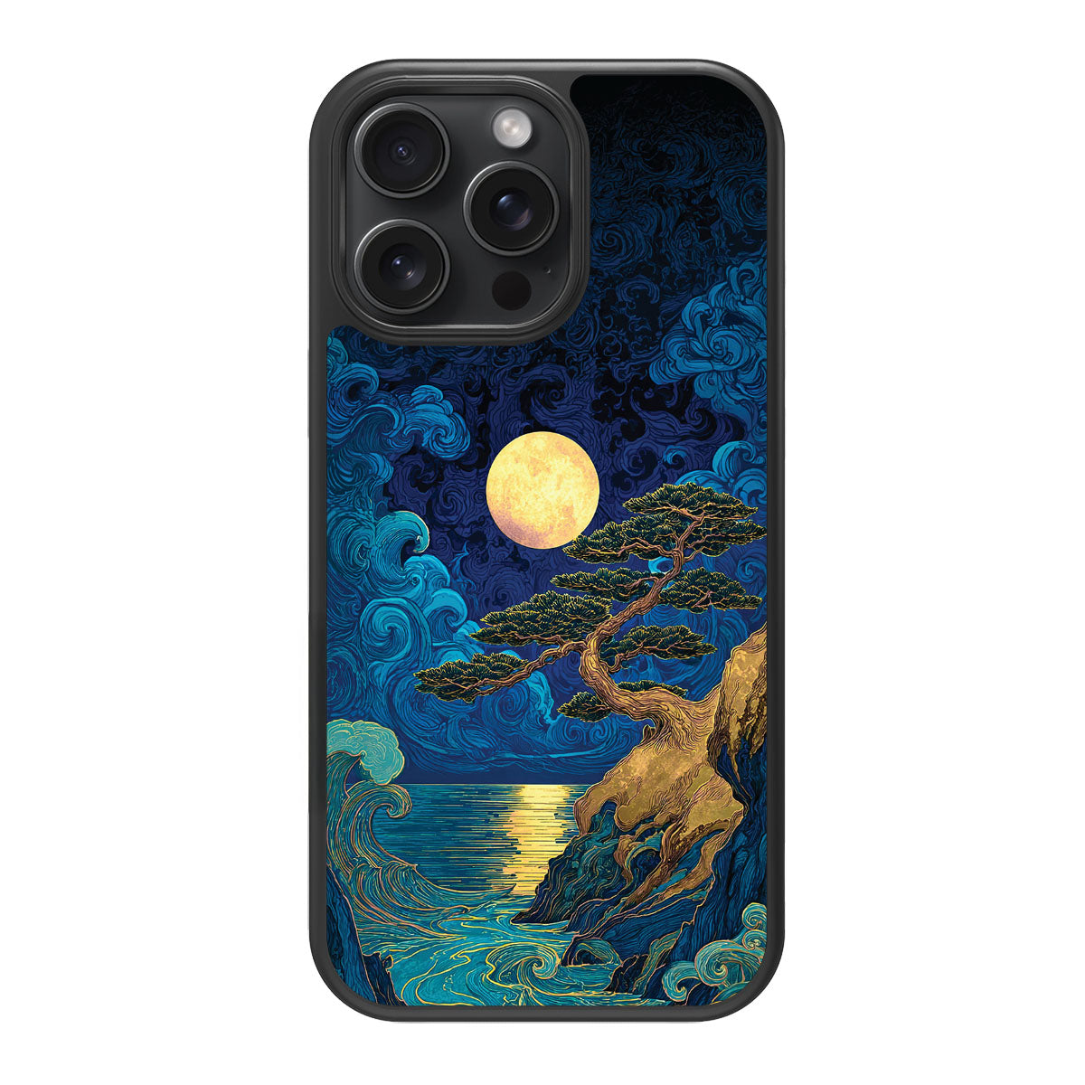 Moonlit Tide - iPhone 15 Pro Max Case #case type_core (magsafe), #case type_core (non magsafe)