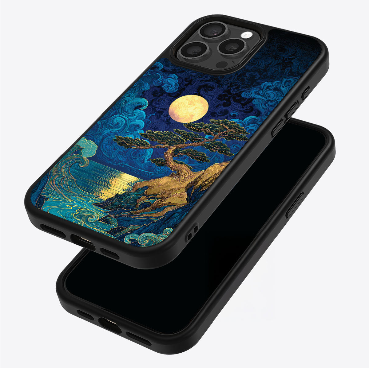 Moonlit Tide - iPhone 15 Pro Max Case #case type_core (magsafe), #case type_core (non magsafe)