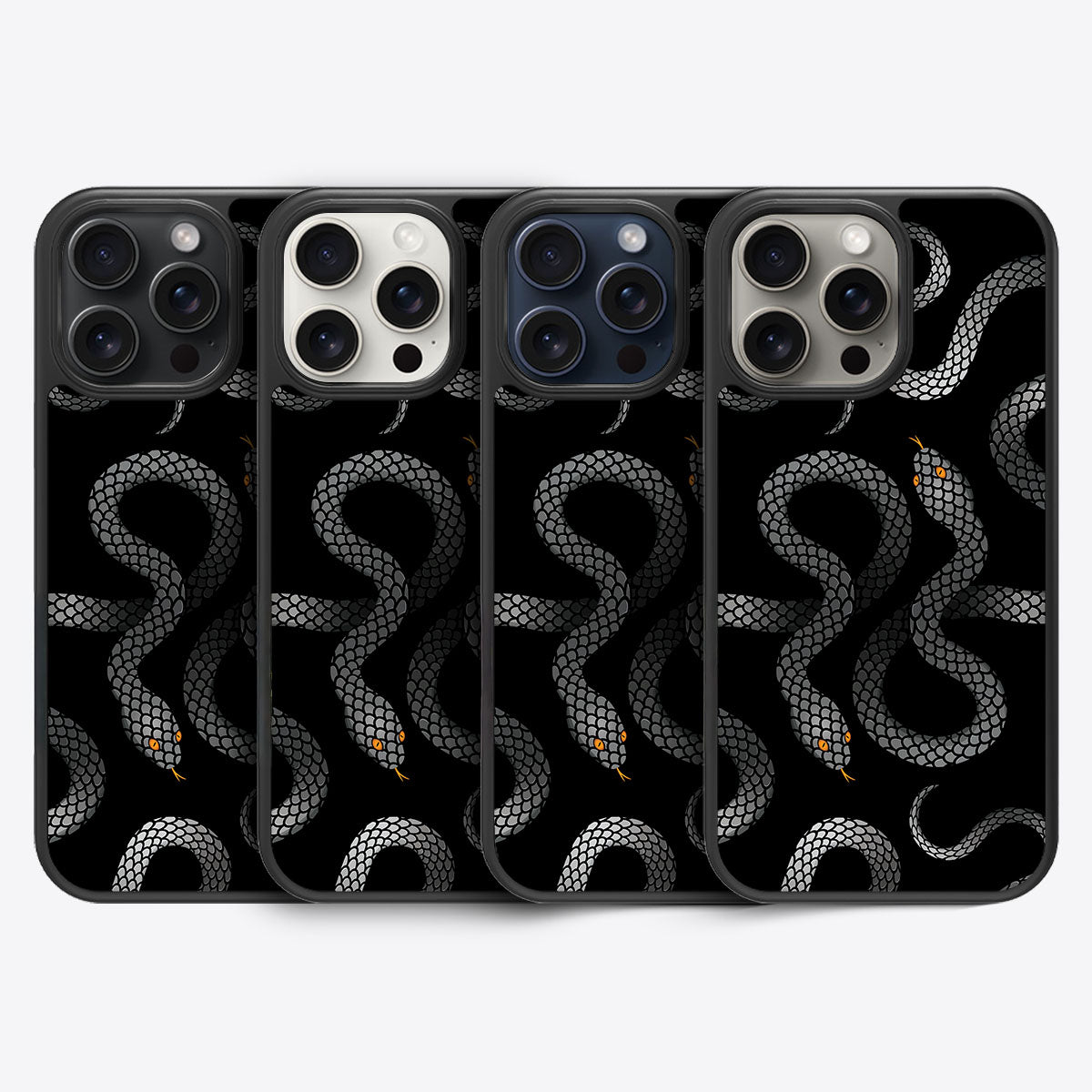 Noir Serpent - iPhone 15 Pro Max Case #case type_core (magsafe), #case type_core (non magsafe)