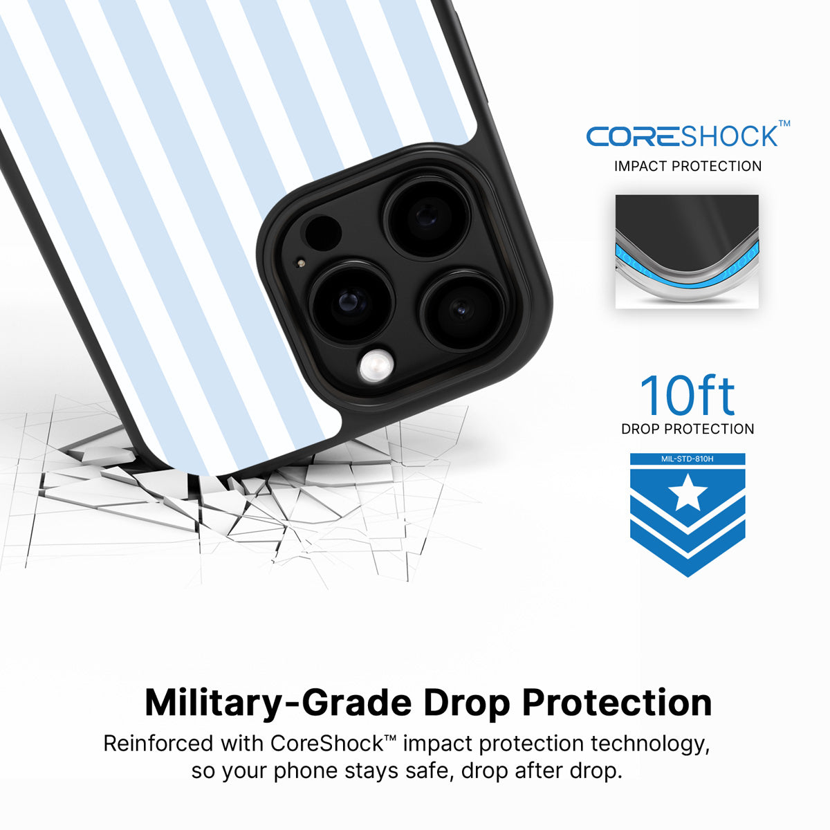 Riviera iPhone 15 Pro Max case with drop protection