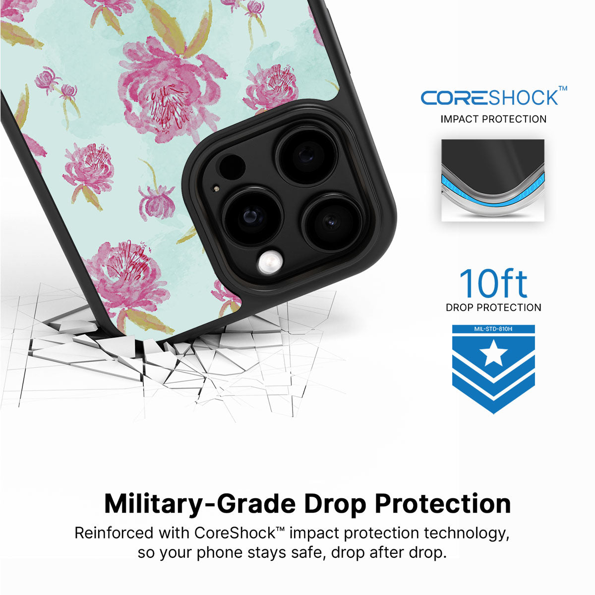Rose Impressions - iPhone 15 Pro Max Case #case type_core (magsafe), #case type_core (non magsafe)