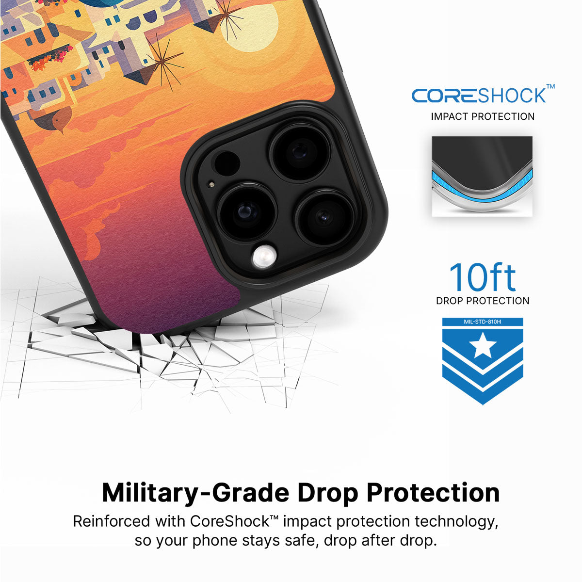 Santorini - iPhone 15 Pro Max Case #case type_core (magsafe), #case type_core (non magsafe)