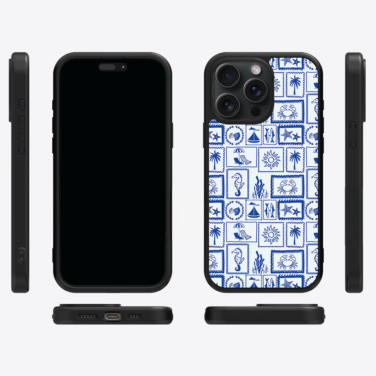 Seaside Sketches - iPhone 15 Pro Max Case #case type_core (magsafe), #case type_core (non magsafe)