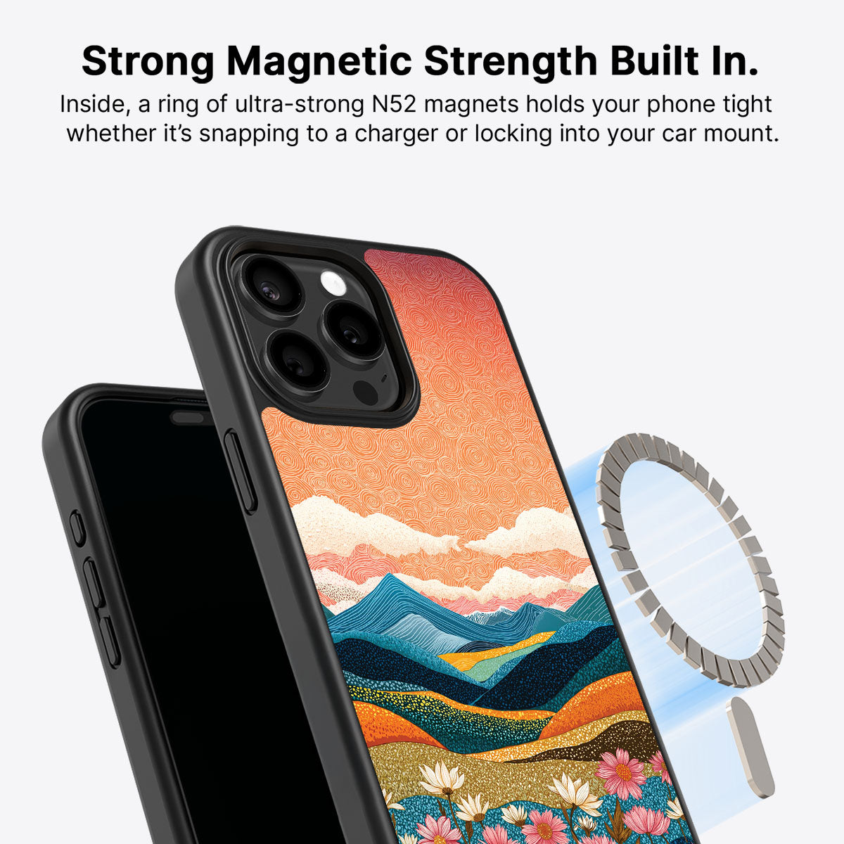 iPhone 15 Pro Max Case with MagSafe – Soft Horizon