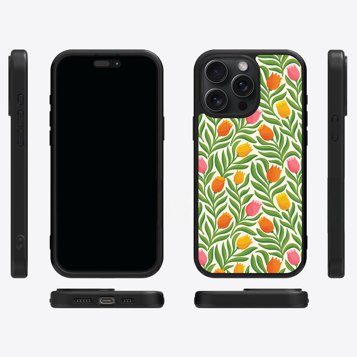 Spring Tulips - iPhone 15 Pro Max Case #case type_core (magsafe), #case type_core (non magsafe)