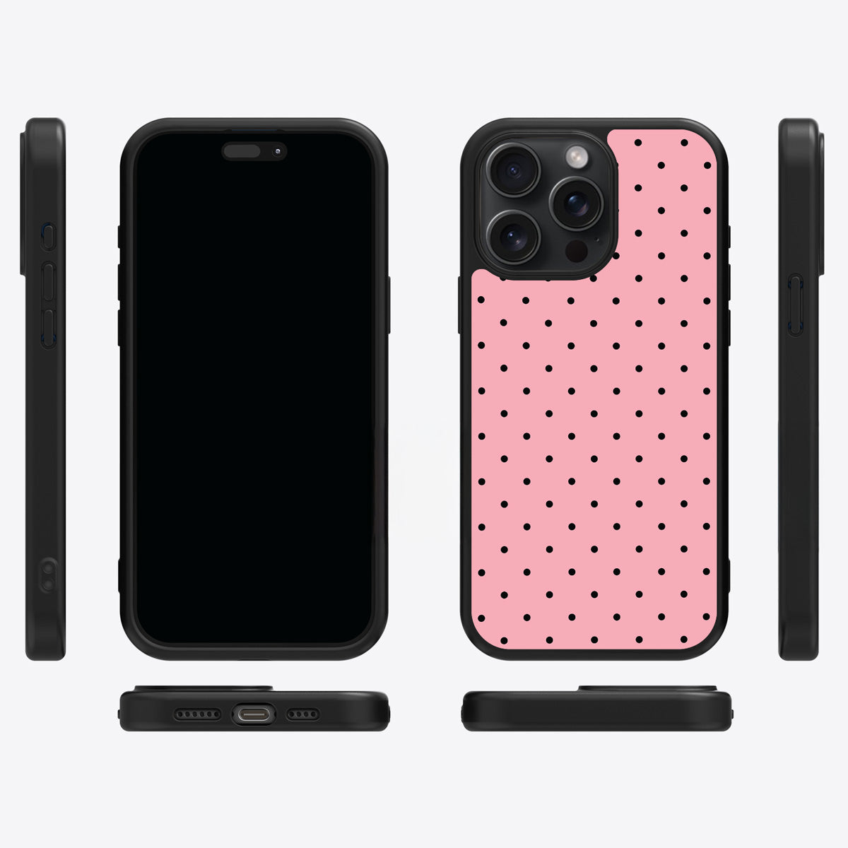 Veloria iPhone 15 Pro Max case cover – multi-angle view
