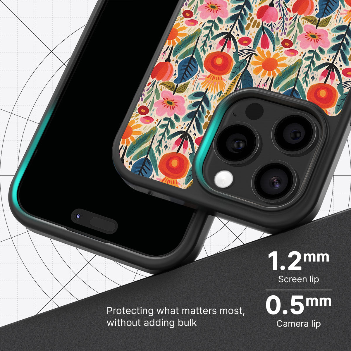 Wild Blossoms - iPhone 15 Pro Max Case #case type_core (magsafe), #case type_core (non magsafe)