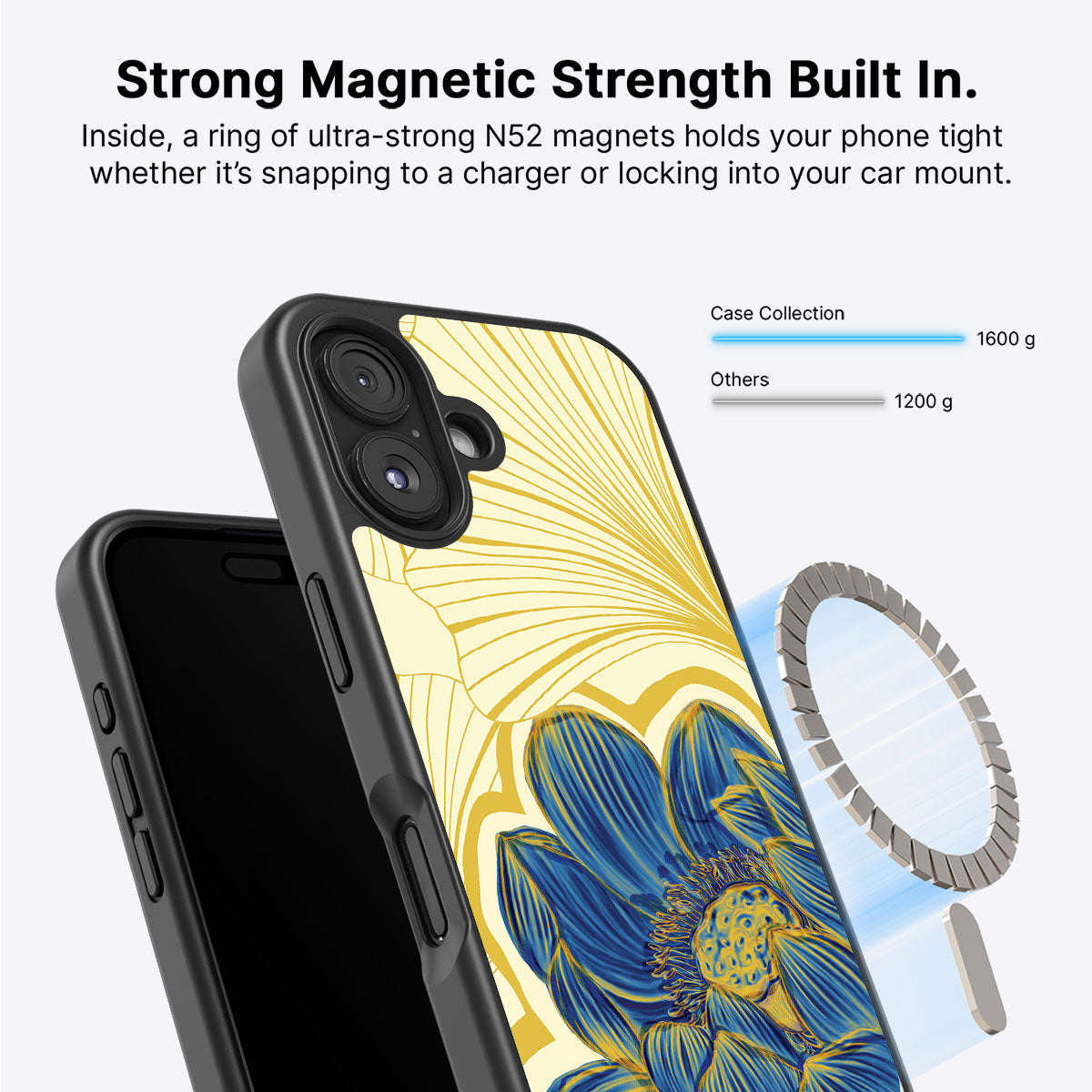 Blue Lotus - iPhone 16 Case #case type_core (magsafe)