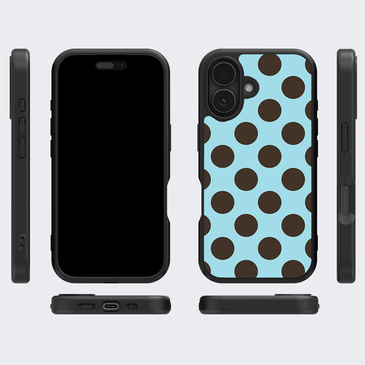 Blue Mocha - iPhone 16 Case #case type_core (magsafe), #case type_core (non magsafe)