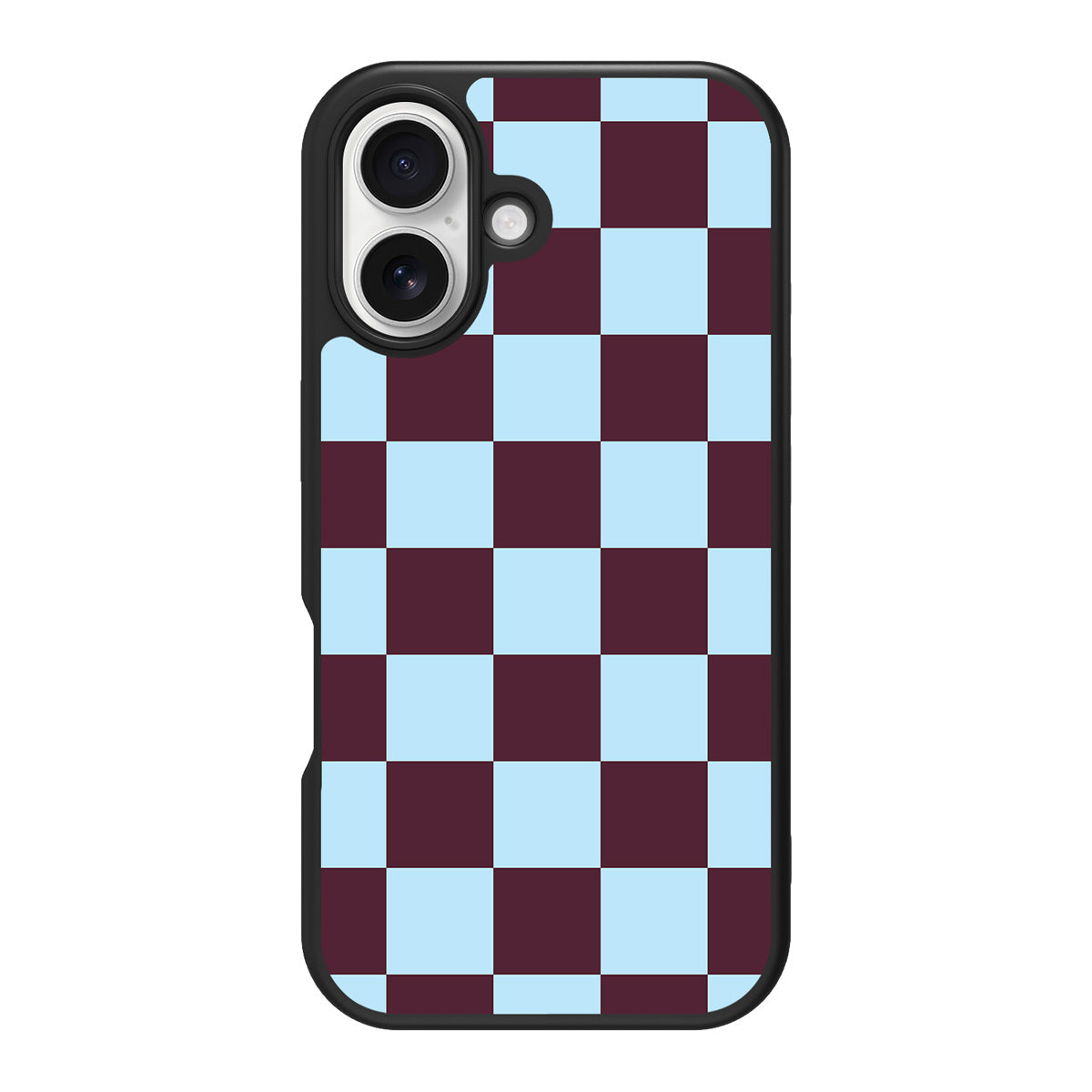 Cabernet Tile design back view – iPhone 16 case