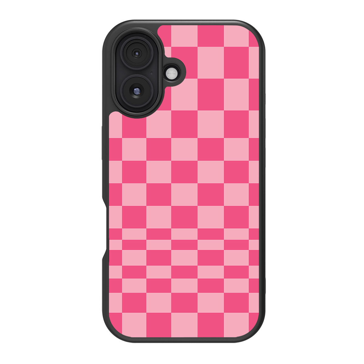 Candy Check design back view – iPhone 16 case