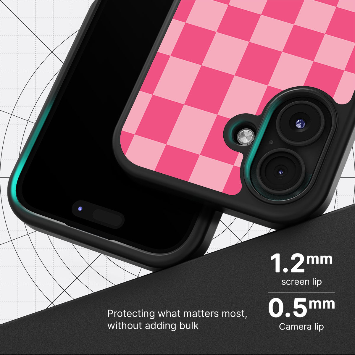 Candy Check slim iPhone 16 phone case