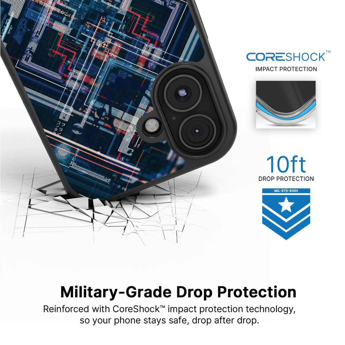 Electropolis - iPhone 16 Case #case type_core (magsafe), #case type_core (non magsafe)