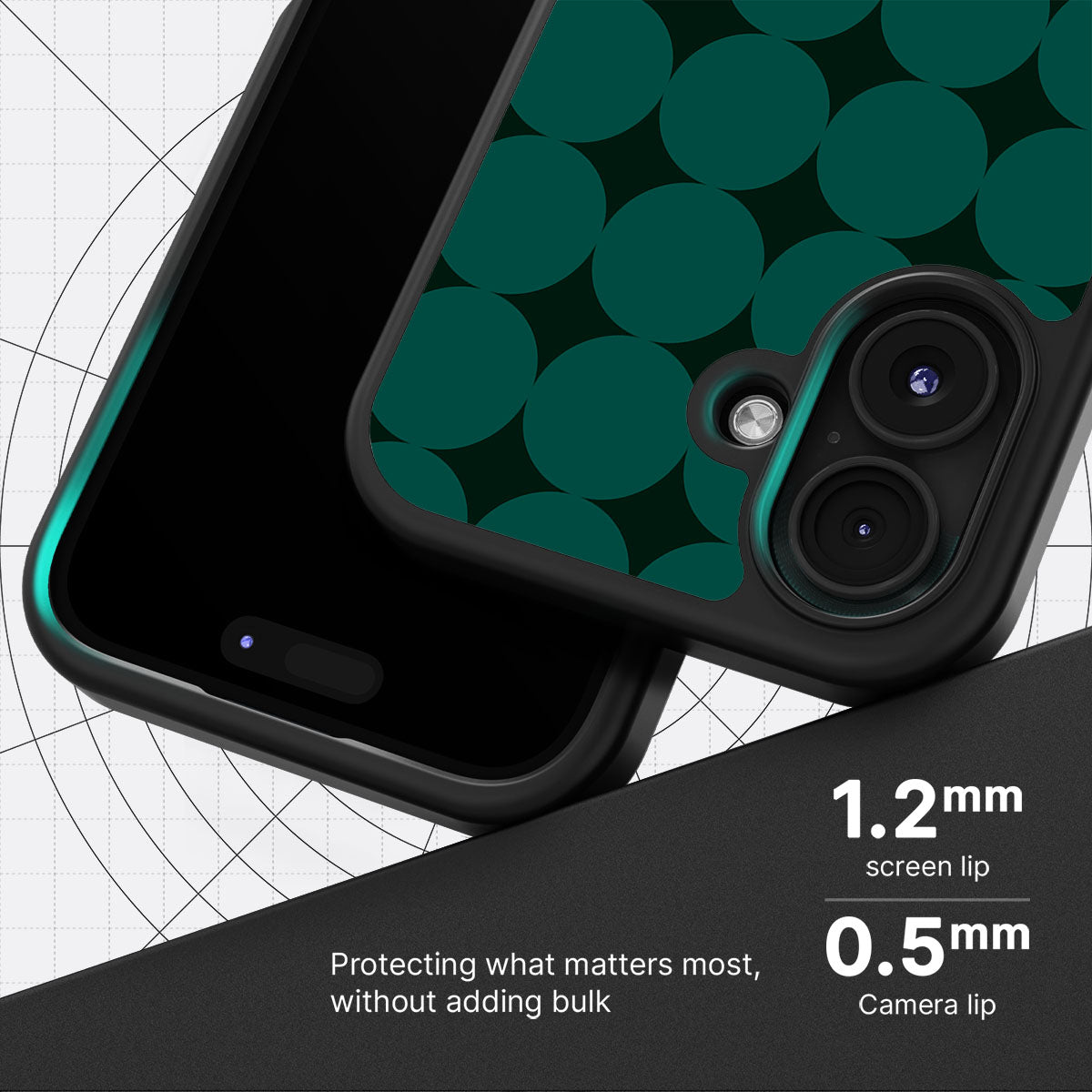 Emerald Bed - iPhone 16 Case #case type_core (magsafe), #case type_core (non magsafe)