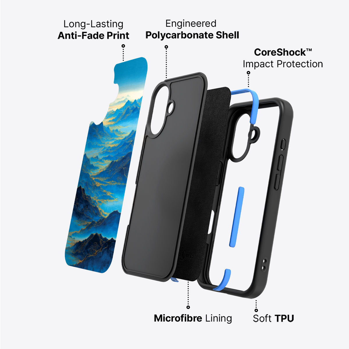 Ethereal Dawn - iPhone 16 Case #case type_core (non magsafe)