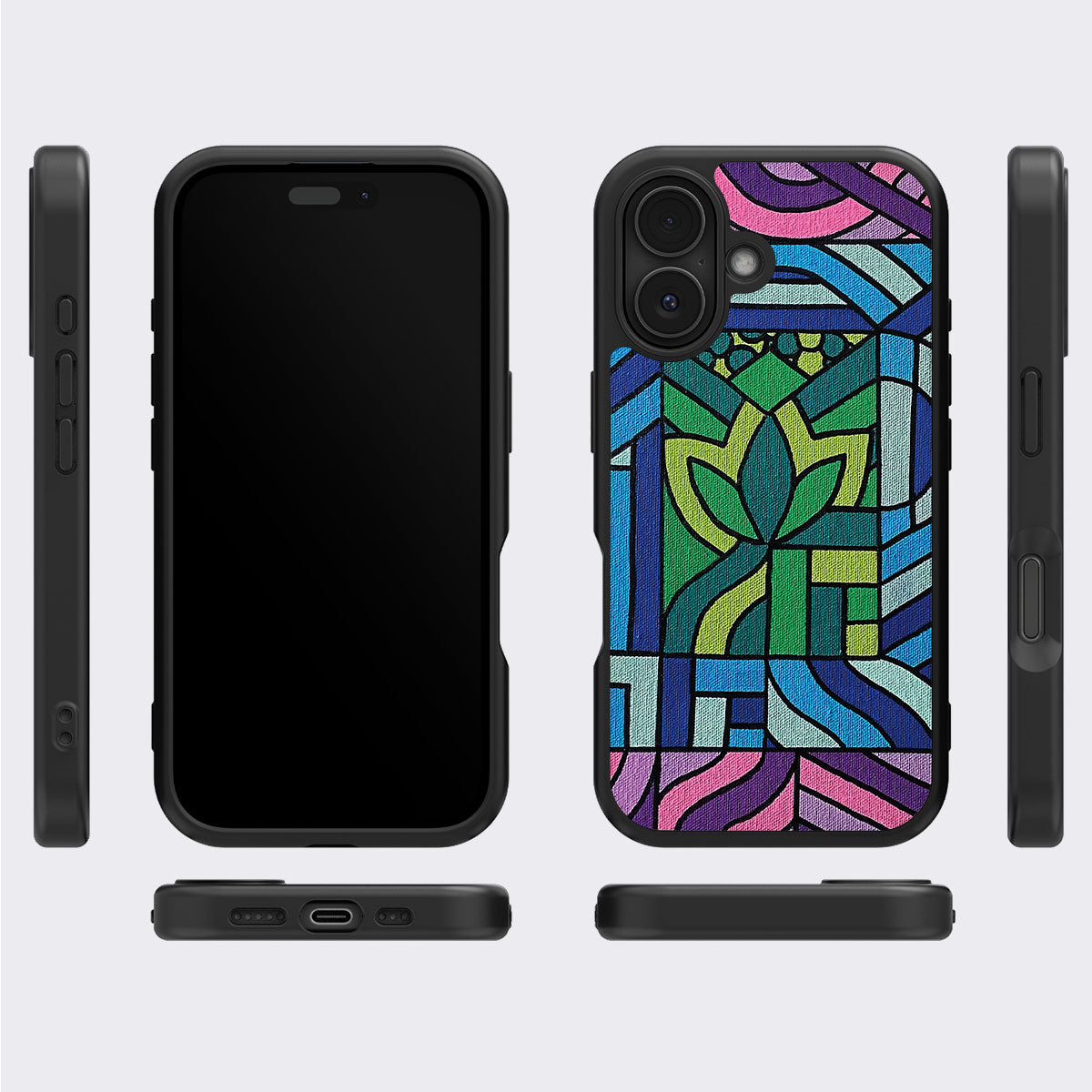 Green Flame - iPhone 16 Case #case type_core (magsafe), #case type_core (non magsafe)