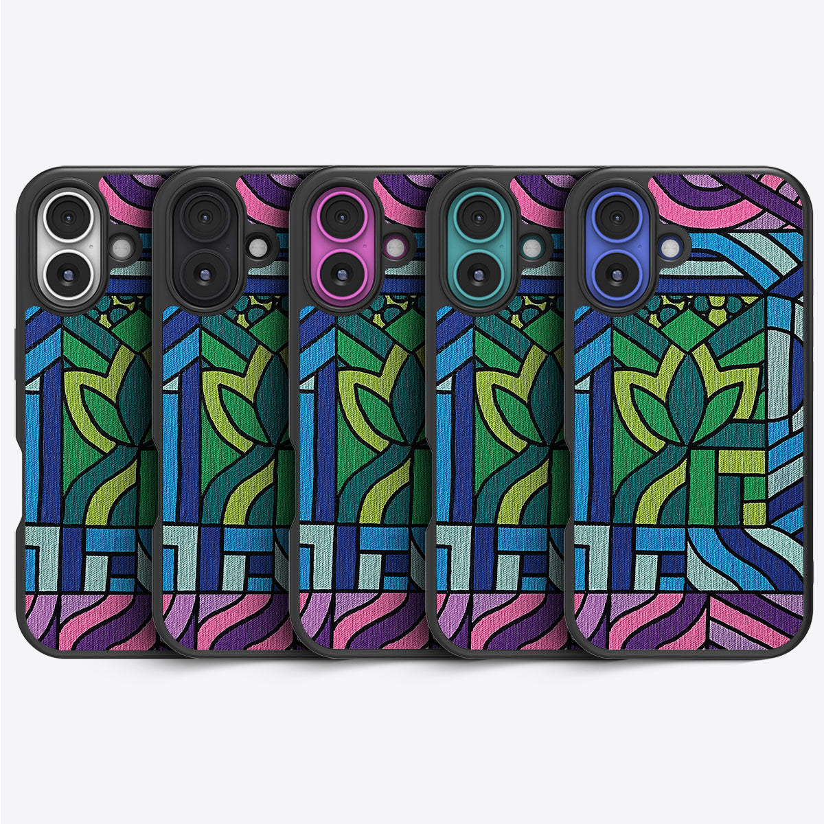 Green Flame - iPhone 16 Case #case type_core (magsafe), #case type_core (non magsafe)