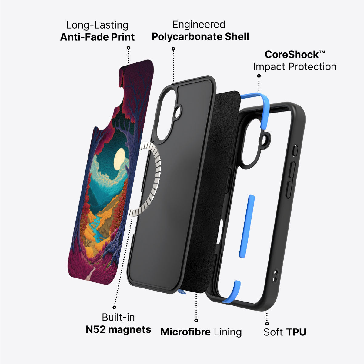 iPhone 16 Case with MagSafe – Harvest Moon