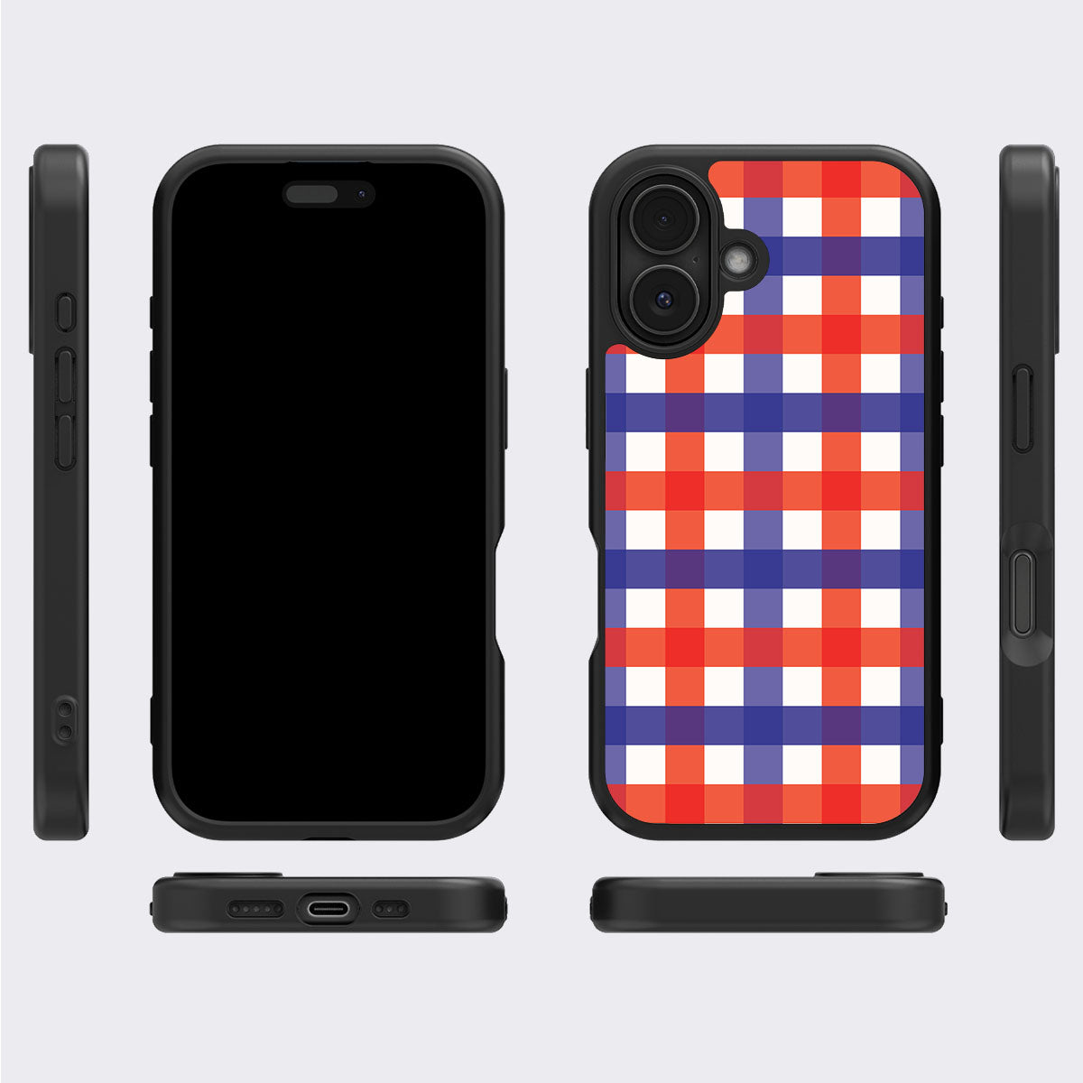Heritage Checks - iPhone 16 Case #case type_core (magsafe), #case type_core (non magsafe)