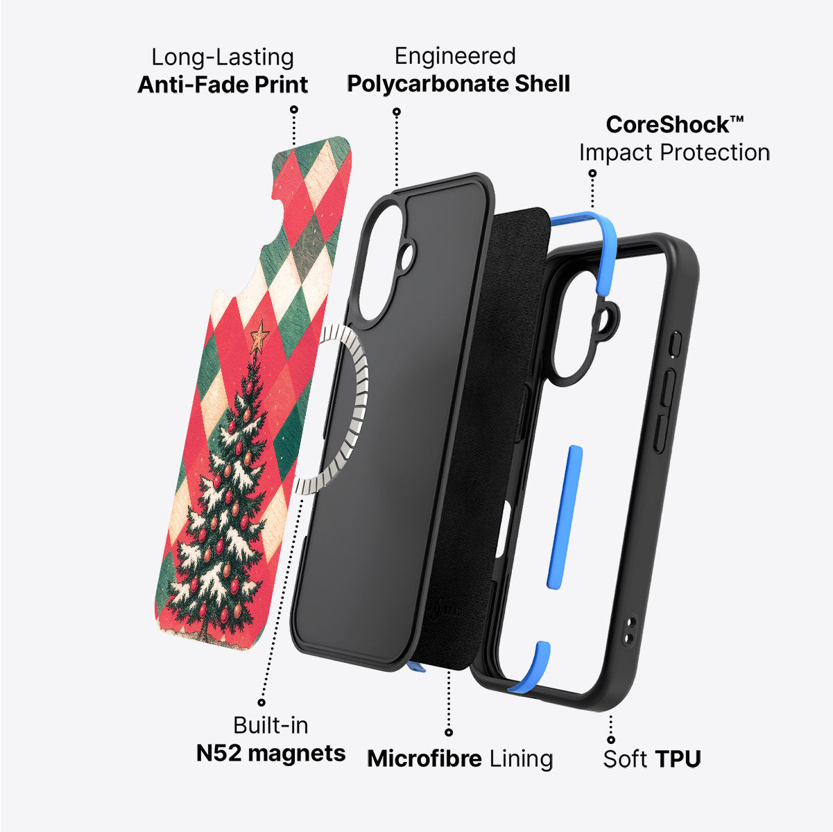 Heritage Christmas - iPhone 16 Case #case type_core (magsafe)