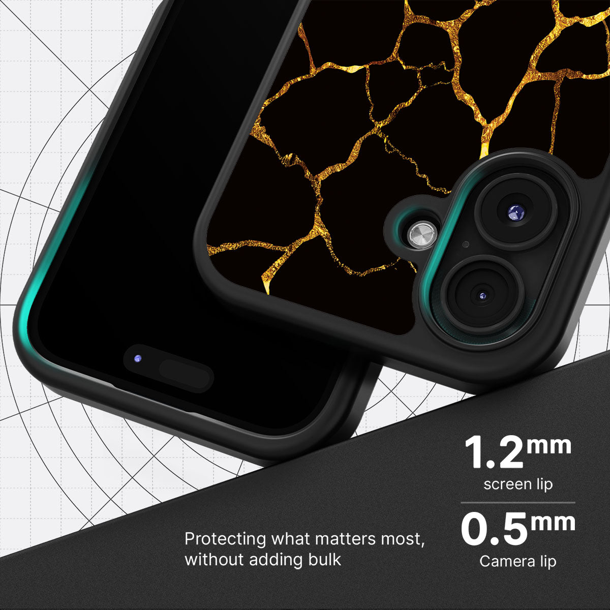 Kintsugi - iPhone 16 Case  #case type_core (magsafe), #case type_core (non magsafe)