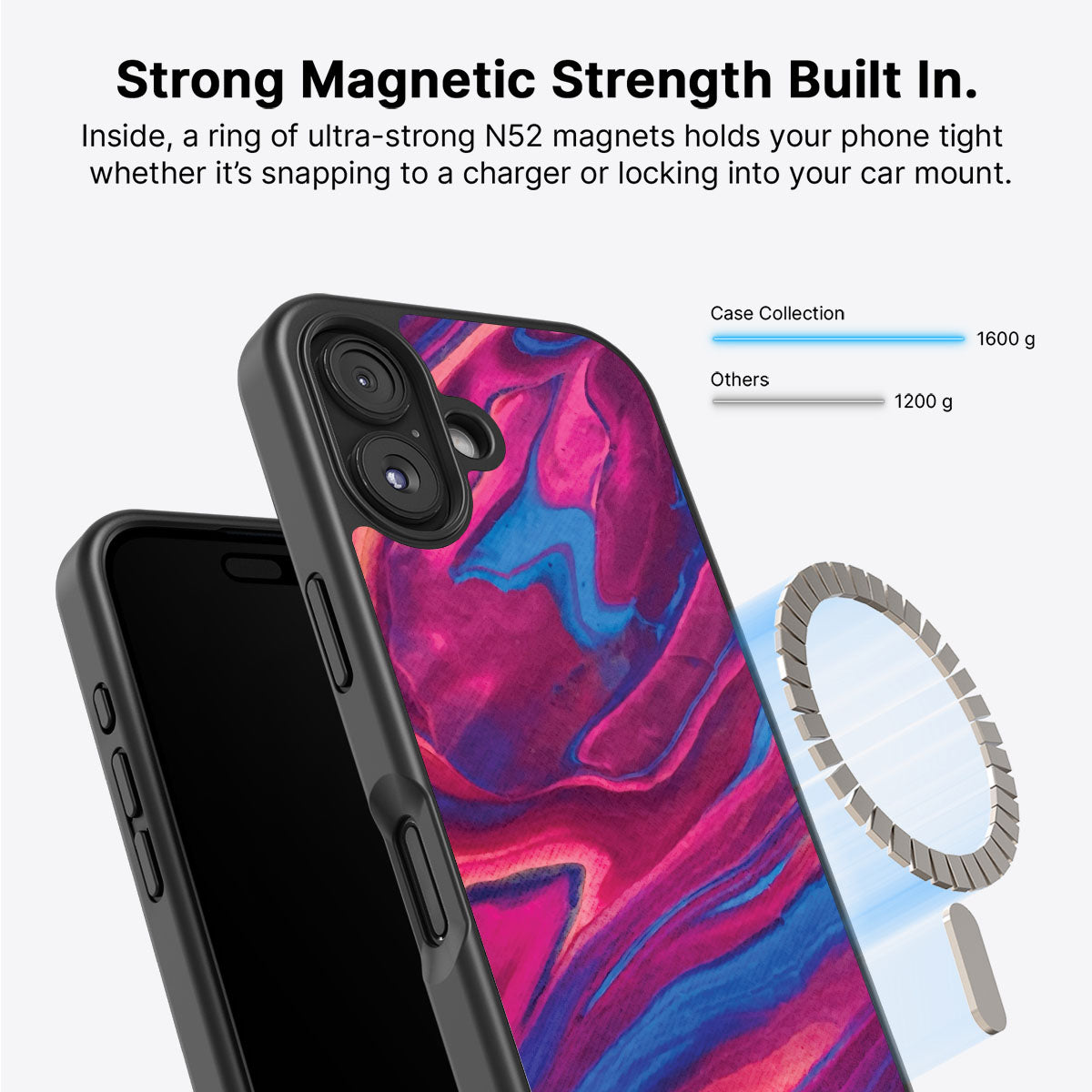 Luminous Lava - iPhone 16 Case, #case type_core (magsafe)