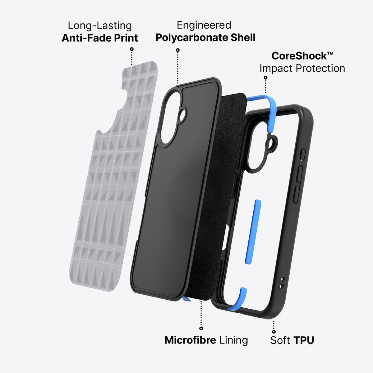 Modern Kilim - iPhone 16 Case, #case type_core (non magsafe)