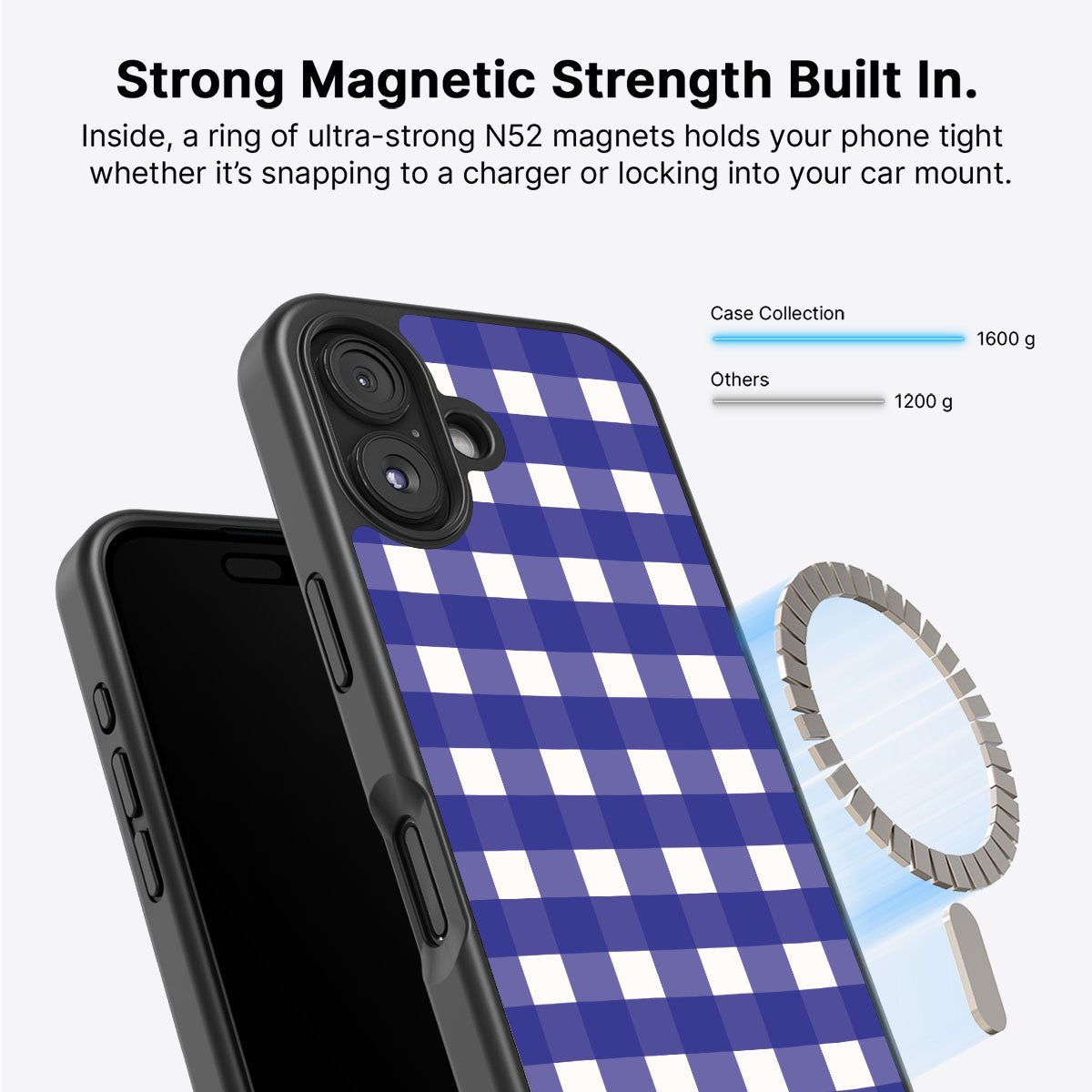 Nautical Grid - iPhone 16 Case