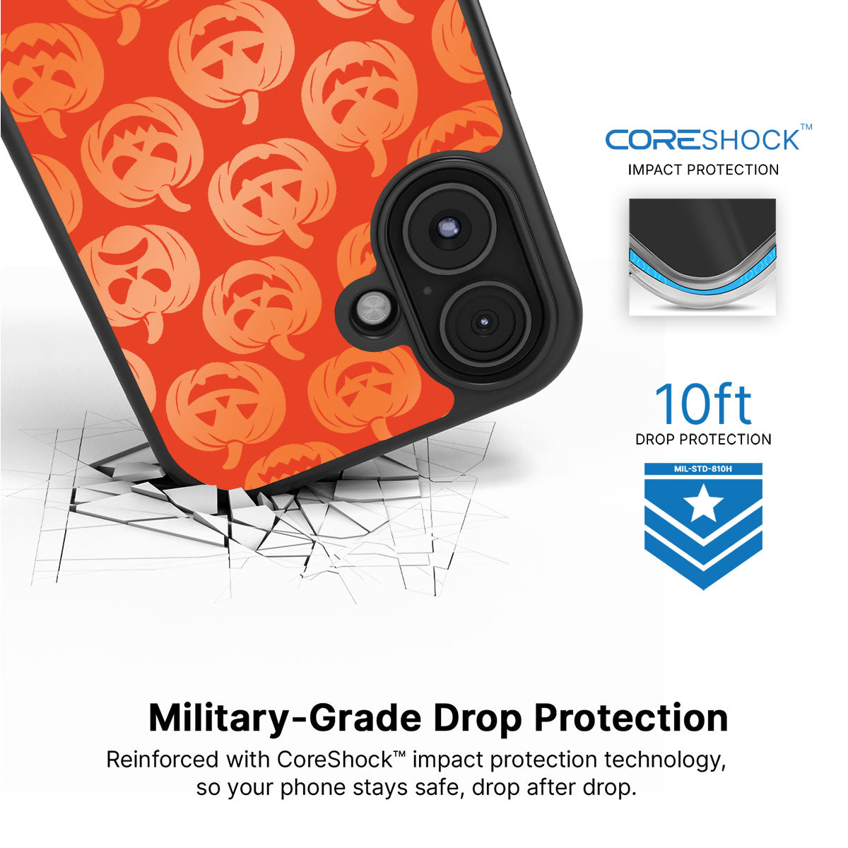 Pumpkin Parade - iPhone 16 Case #case type_core (magsafe), #case type_core (non magsafe)