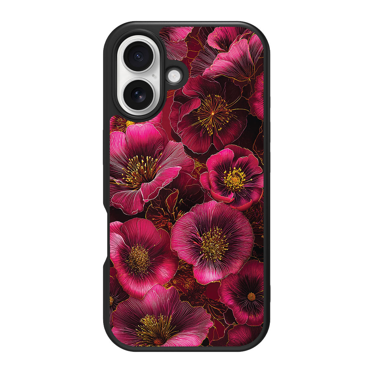 iPhone 16 Case with MagSafe – Ruby Flora